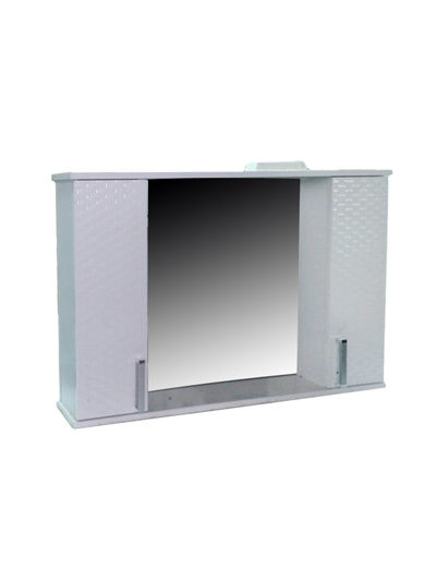 Зеркало-шкаф Джульетта-100 3D Плетение (белый) 1000х650х165 