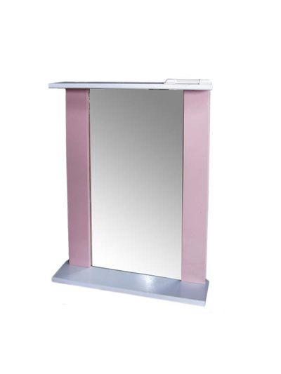 Зеркало-шкаф Бруно 002 (розовый)