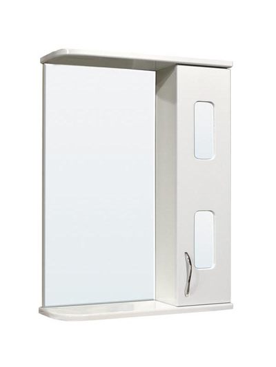 Зеркало-шкаф Империя правый (белый) Б/О (без освещения) 500х700х190