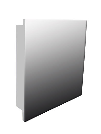 Зеркало-шкаф ЕШЗ универсальный (белый) 550х600х120