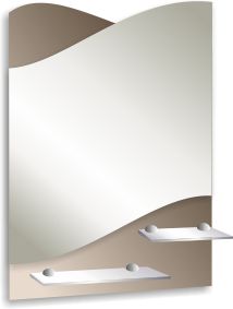 Зеркало MIXLINE Версаль 495*690 (2 полки) 