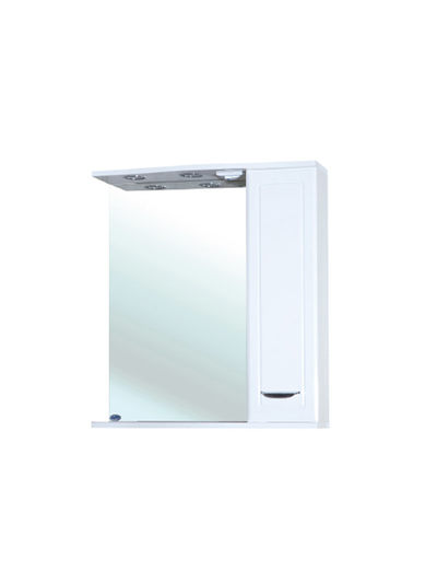 Зеркало-шкаф Мальта-55 белое правое ЗМ55БП 550х722х190