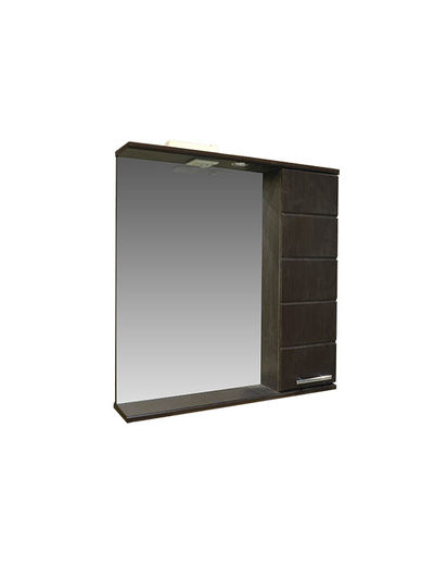 Зеркало-шкаф Корро-55 (венге) 550х715х160