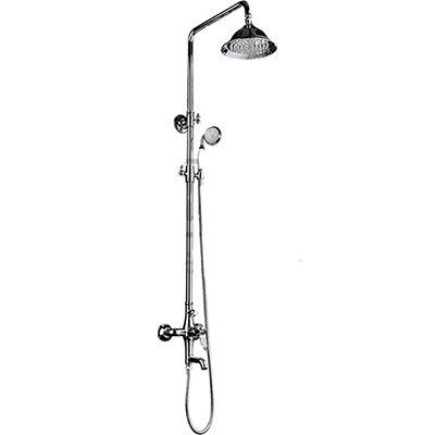 G2497 Душевая система GAPPO с верхним душем и ручной лейкой с хрустальной ручкой 