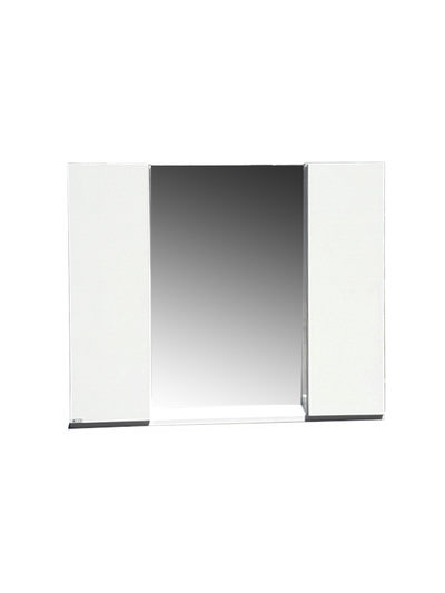 Зеркало-шкаф Лайн-80 ЭМАЛЬ белый 800х670х150 