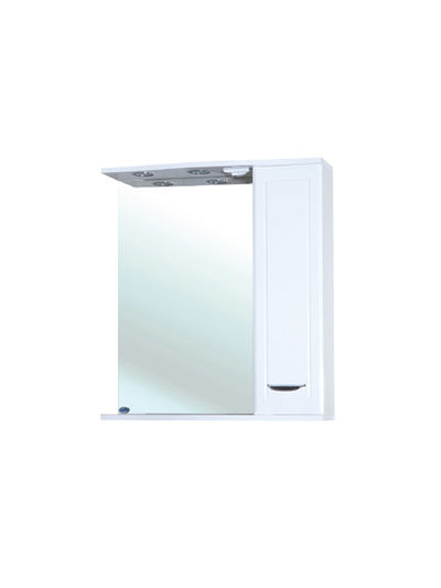 Зеркало-шкаф Мальта-50 белое правое ЗМ50БП 500х722х190
