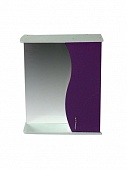 Зеркало-шкаф allessandro-50 Правый 732х500х150 (белый/фиолет)